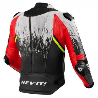 REV'IT Quantum 2 Pro Air Blanco Neon Rojo