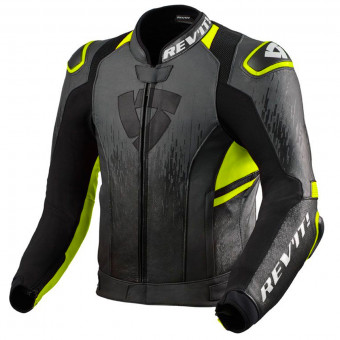 Cazadora moto REV'IT Quantum 2 Antracita Neon Amarillo
