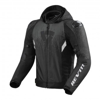 Cazadora moto REV'IT Quantum 2 H2O Negro Antracita