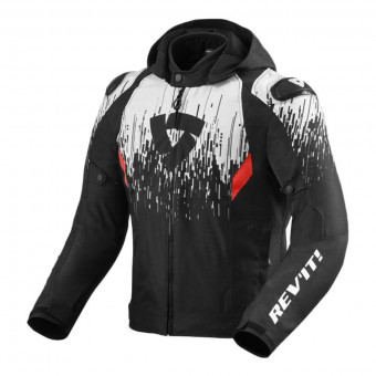 Cazadora moto REV'IT Quantum 2 H2O Negro Blanco