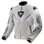 Cazadora moto REV'IT Quantum 3 Air Silver Blue