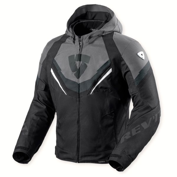 Cazadora moto REV'IT Quantum 3 H2O Black Grey
