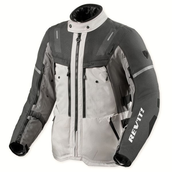 Cazadora moto REV'IT Sand 5 H2O Silver Anthracite