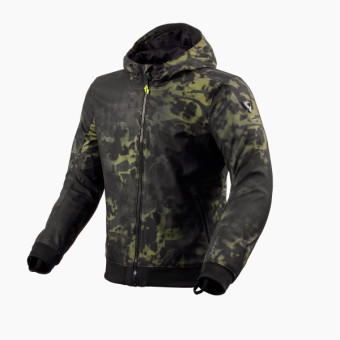 Cazadora moto REV'IT Saros WB Black Dark green