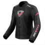Cazadora moto REV'IT Sprint H2O Ladies Negro Rosa