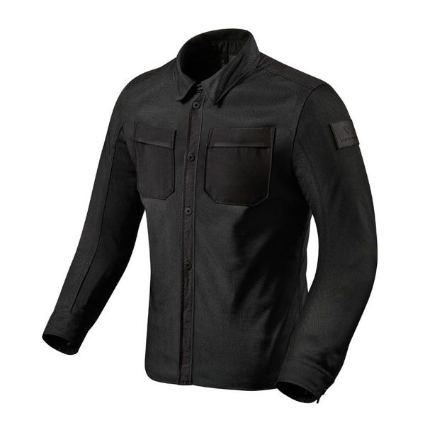 Cazadora moto REV'IT Sobrecamisa Tracer Air Negro