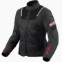 Cazadora moto REV'IT Tornado 4 H2O Ladies Black Anthracite