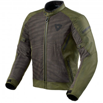 Cazadora moto REV'IT Torque 2 H2O Black Green