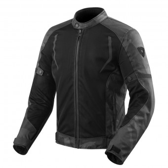Cazadora moto REV'IT Torque Negro Gris