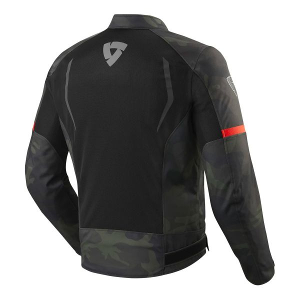 REV'IT Torque Negro Verde Militar