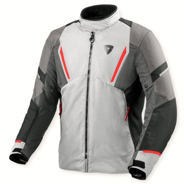 Cazadora moto REV'IT Undulate H2O Silver Grey