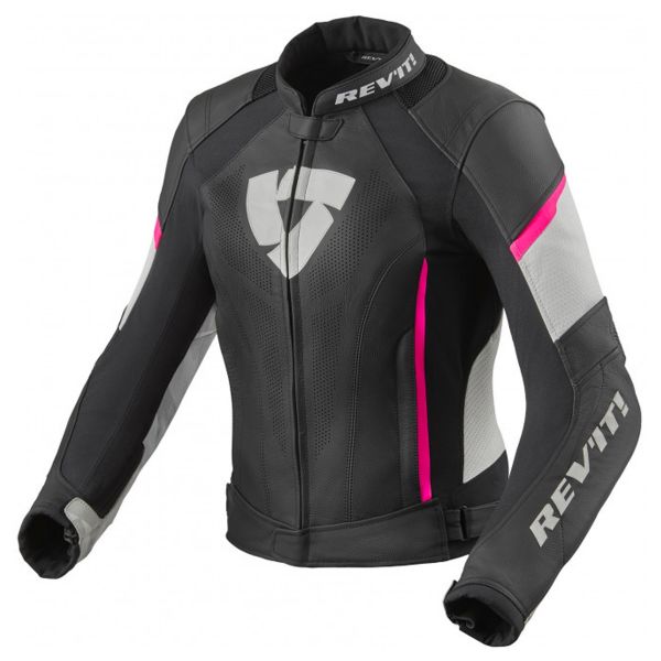 Cazadora moto REV'IT Xena 3 Ladies Negro Rosa