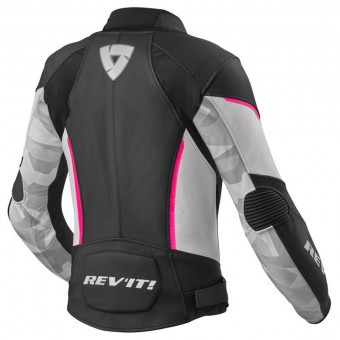 REV'IT Xena 3 Ladies Negro Rosa