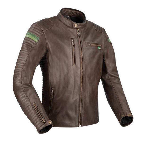 Cazadora moto Segura Cobra Brown