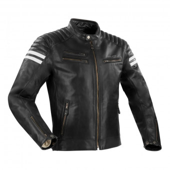 Cazadora moto Segura Funky Black White