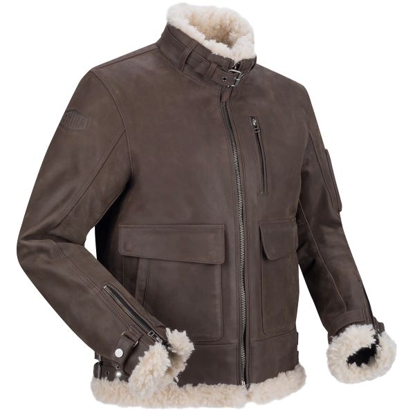 Cazadora moto Segura Krugger Brown