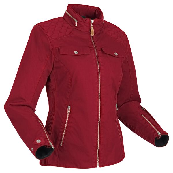 Cazadora moto Segura Lady Bahia Jacket Red