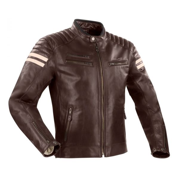 Cazadora moto Segura Lady Funky Brown Beige Cazadora moto Segura Lady Funky Brown Beige