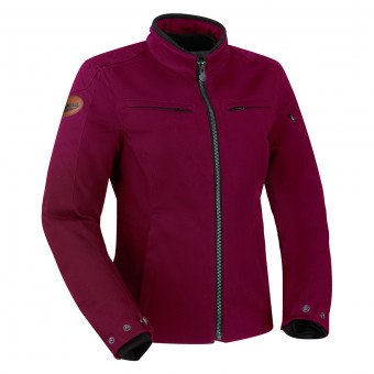 Cazadora moto Segura Lady Garrisson Burgundy Cazadora moto Segura Lady Garrisson Burgundy