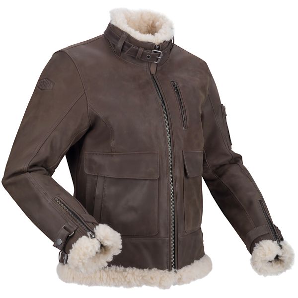 Cazadora moto Segura Se�ora Krugger Brown
