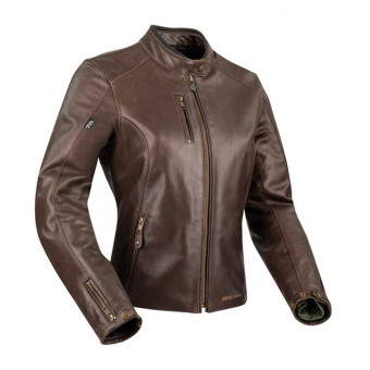 Cazadora moto Segura Lady Laxey Brown
