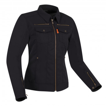Cazadora moto Segura Lady Petrol Black