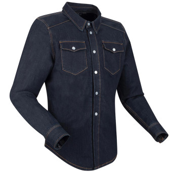 Cazadora moto Segura Luthor Azul