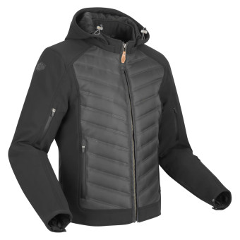 Cazadora moto Segura Natcho 2 Negro Gris