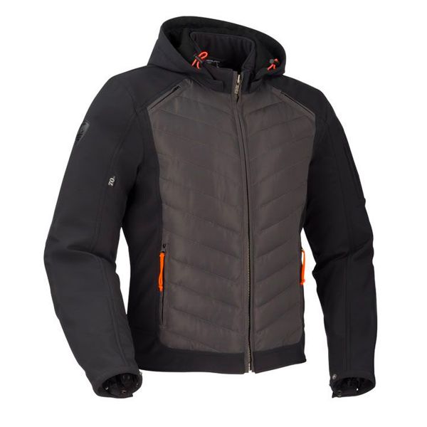 Cazadora moto Segura Natcho Black Grey