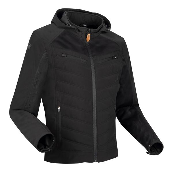 Cazadora moto Segura Natcho Vented Black Grey