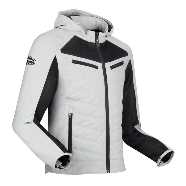 Cazadora moto Segura Natcho Vented Grey White