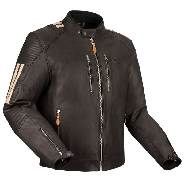 Cazadora moto Segura Orion Brown Beige
