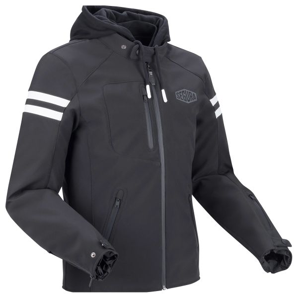 Cazadora moto Segura Ritchy Blanco y Negro