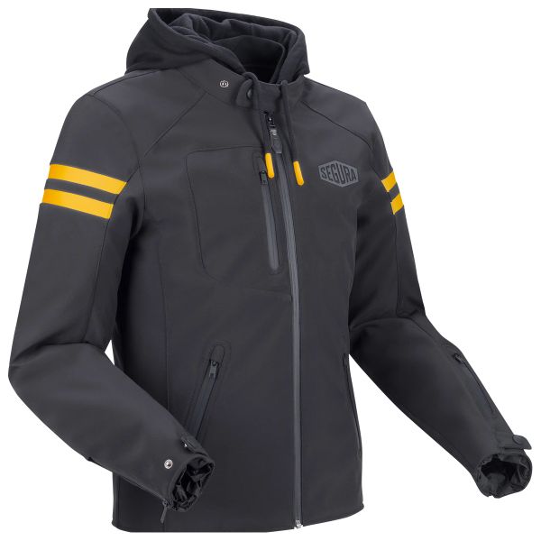 Cazadora moto Segura Ritchy Negro amarillo