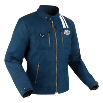 Cazadora moto Segura Scorpio Navy White