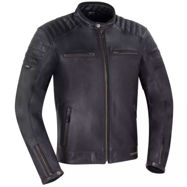 Cazadora moto Segura Stripe Black Edition