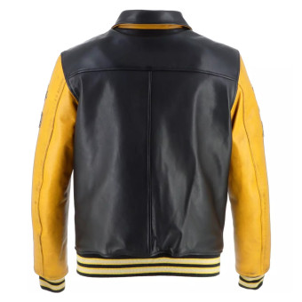 Von Dutch Brooklyn Leather Wash Negro Amarillo