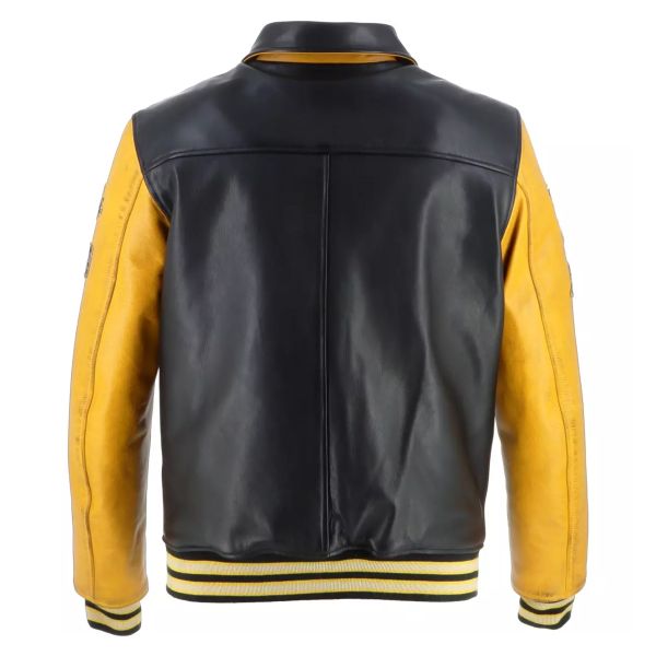 Von Dutch Brooklyn Leather Wash Negro Amarillo