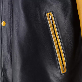 Von Dutch Brooklyn Leather Wash Negro Amarillo