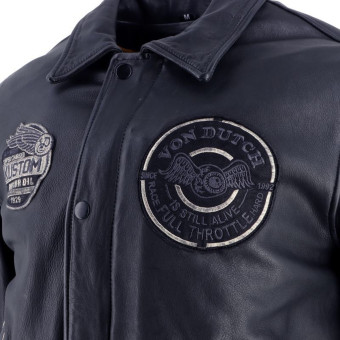 Von Dutch Brooklyn Leather Wash Negro