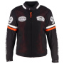Cazadora moto Von Dutch California Air Mesh Negro Naranja Blanco