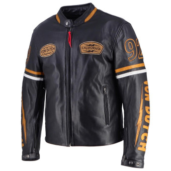 Von Dutch California Cuero Negro Oro Blanco