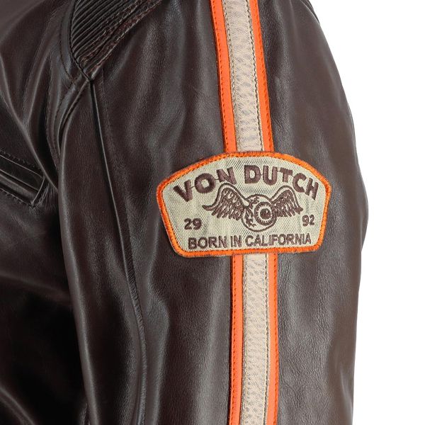 Von Dutch Fast Leather Marr�n Beige Naranja
