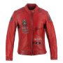 Cazadora moto Von Dutch Pretty Leather Soft Red