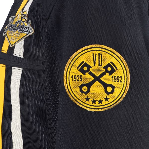 Von Dutch Speed Racer Air T-Mesh Black White Yellow