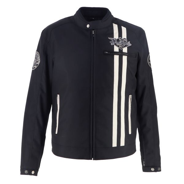 Cazadora moto Von Dutch Speed Racer Tech Black Beige