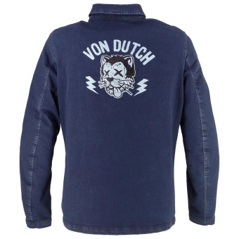 Von Dutch Stray Cat Coton Denim Azul Sucio