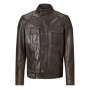 Cazadora moto Belstaff Brooklands Leather Black Brown