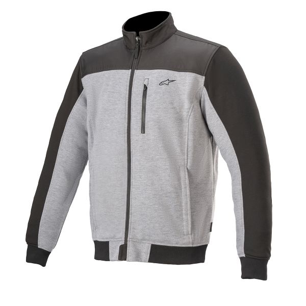 Cazadora moto Alpinestars Cafe Track Fleece Gray Heather Black