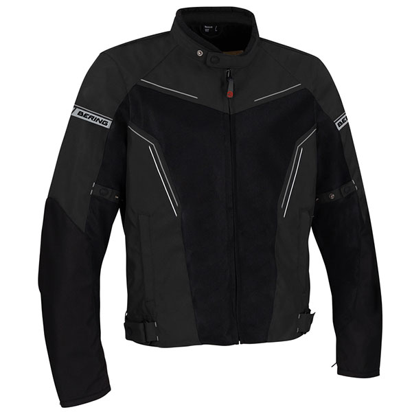 Cazadora moto Bering Cancun Negro Gris